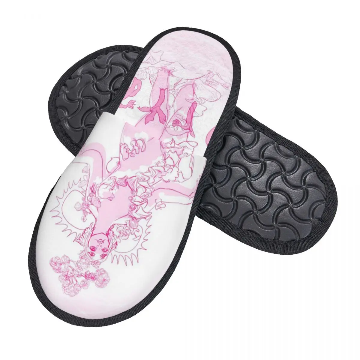 Custom Print Women Melanies Tour Martinezs House Slippers Cozy Warm Memory Foam Fluffy Slipper Indoor Outdoor Shoes