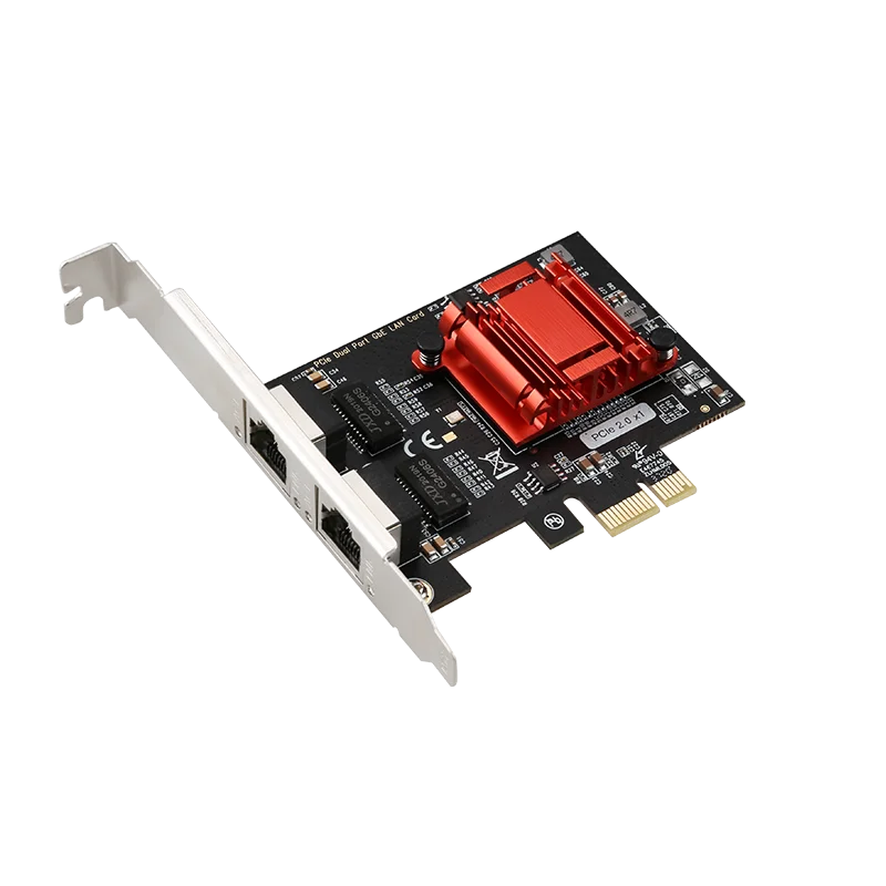 Dual Port PCIe Gigabit NIC 10/100/1000 Adapter Network Card PCIe1X 1G  Intel82575&6 Server Adapter