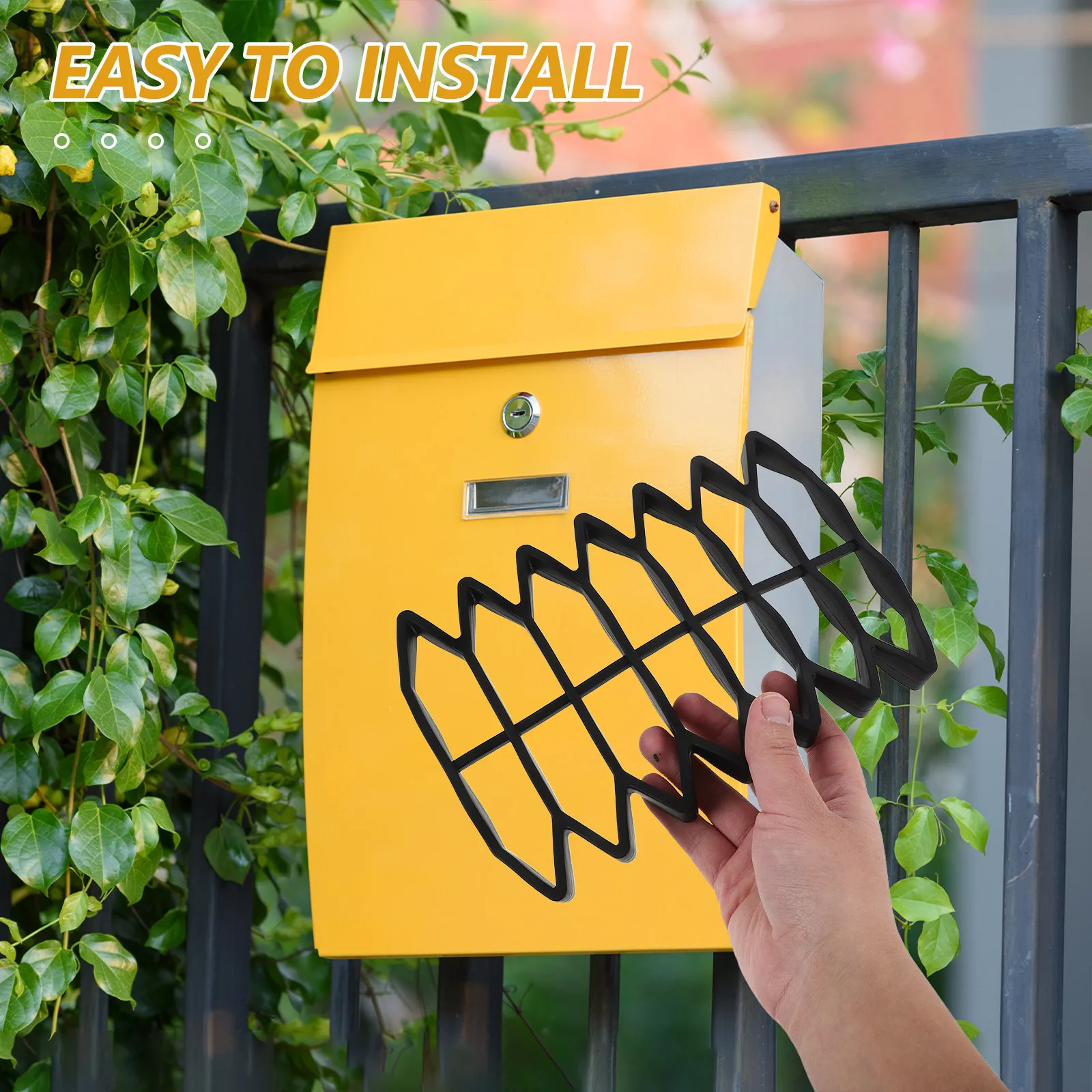 Silicone Mailbox Waterproof Insert Tray Adjustable Bottom Liner for All Standard Mailboxes Rain Guard Drip Tray Mail Protection