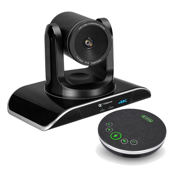 نظام مؤتمرات Tongveo الأكثر مبيعًا USB AI كاميرا Ptz للتتبع التلقائي 4k مع ميكروفون مكبر صوت لاسلكي BT #1