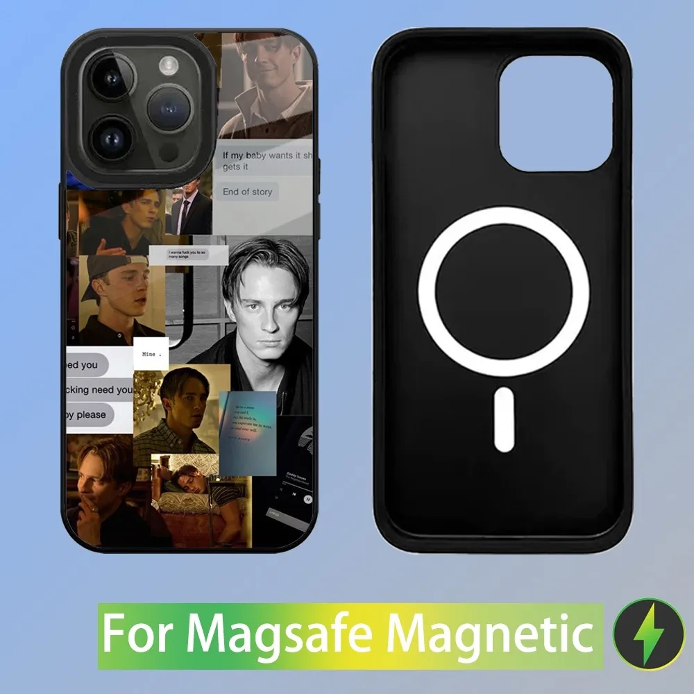 Drew Starkey American Actor Phone Case For iPhone 15,14,13,12,11,Plus,Pro,Max Mini Magsafe Magnetic Wireless Charging