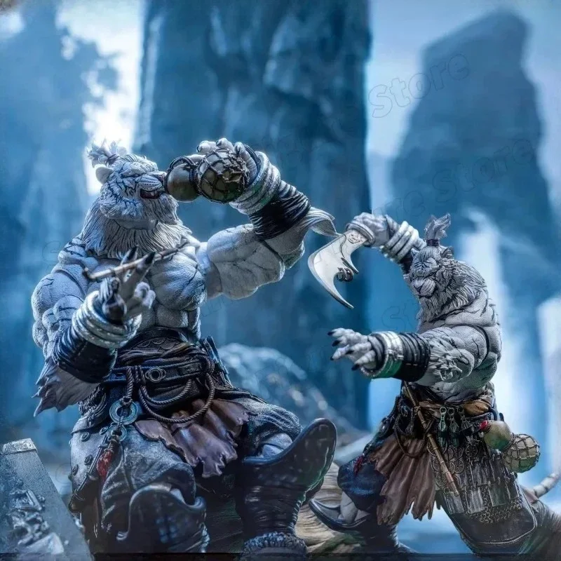 

FuRay Planet MU-FP003W 1/12 Охотник в дикой природе Белый Тигр Человек-отшельник Старый Модель Полный набор 20 см Фигурка Подарок