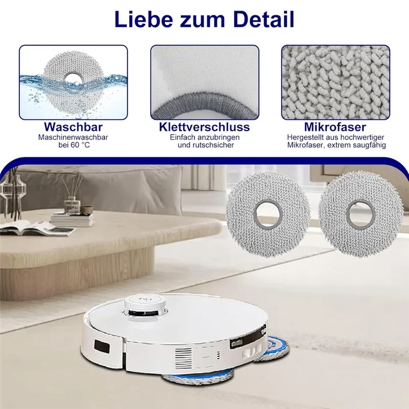 

ABUD-Replacement Parts For Ecovacs Deebot T30 Pro OMNI / T30 OMNI / T30S / T30S Combo Main Side Brush Hepa Filters Mop Bags