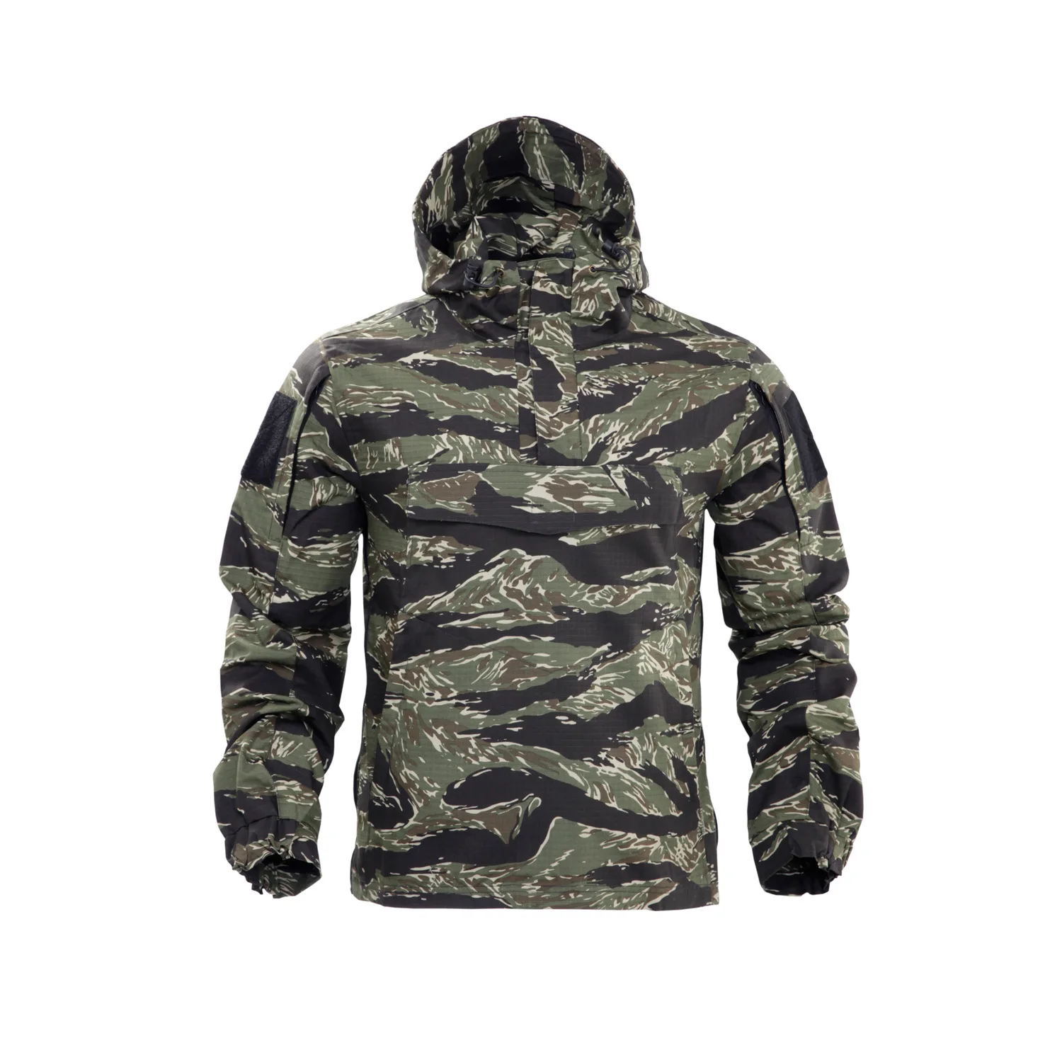 Men\'s outdoor camping camouflage tiger spot jacket, suitable for daily hiking and hunting, breathable bomber jacket for men