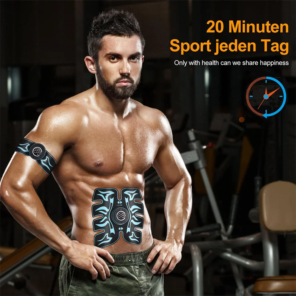 Ems腹筋パッチ,家庭用フィットネス機器,インテリジェント筋肉刺激装置,マッサージ装置