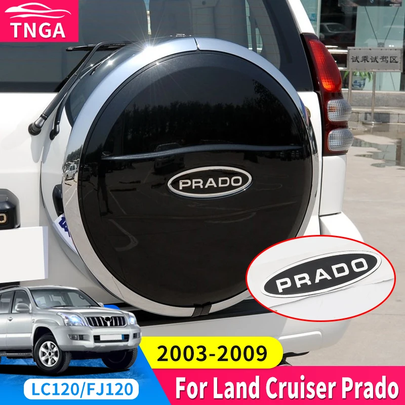 For Toyota Land Cruiser Prado 120 2003-2009 Spare tire letter sticker LC120 FJ120 Exterior Decoration Modification Accessories