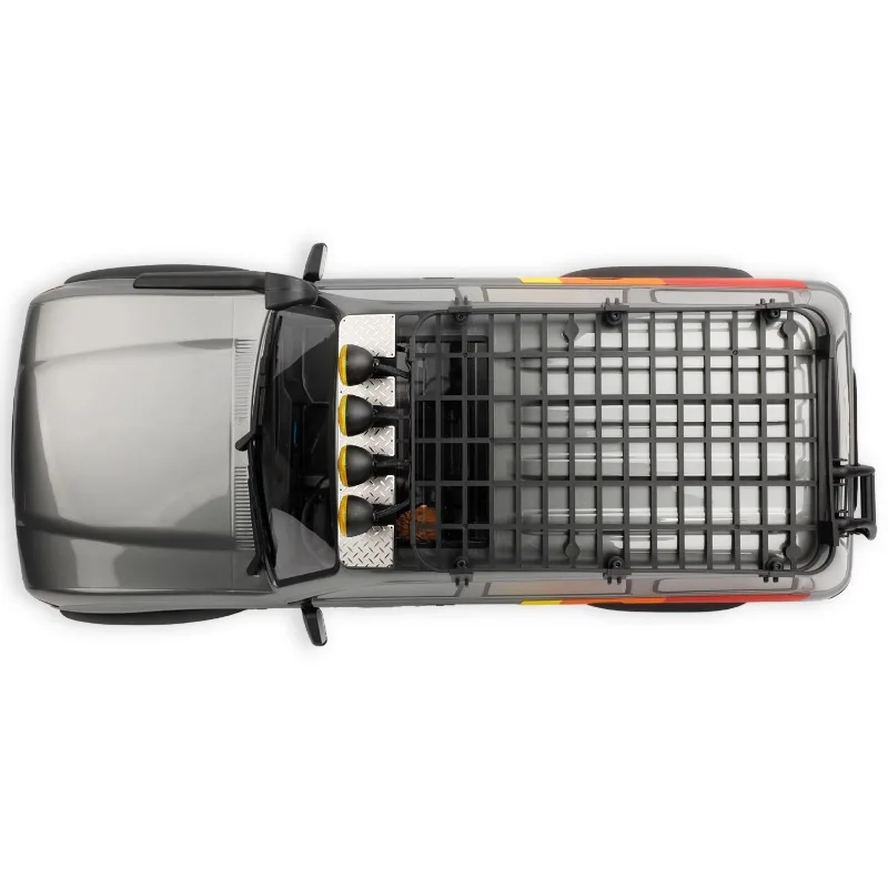 1 個の荷物ラックフロントエンド金属滑り止め保護パネル 1/10 FMS FCX10 LC80 アクセサリー用