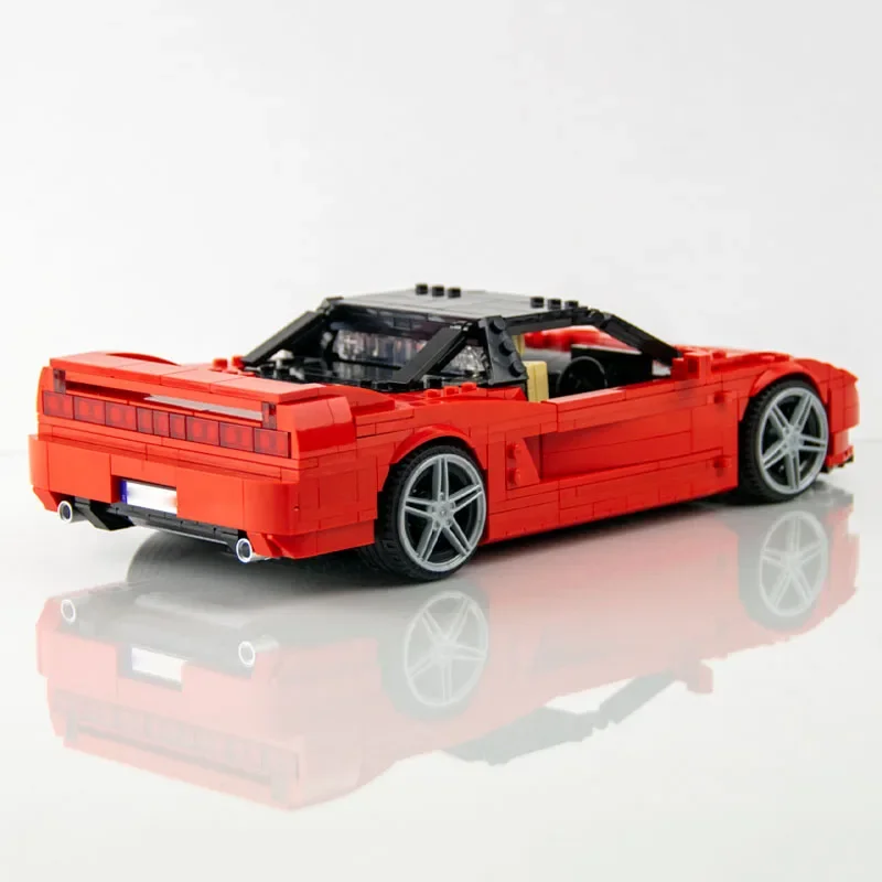 Supercar Assembly Building Blocks para crianças, MOC-93304, NSX 1990, Splicing Model, 1266 Peças, Aniversário Custom Toy Gift