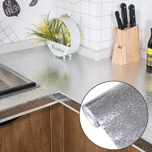 PVC Wallpaper Dekorative PVC, Metallstil, Schalen- und Stickfilm, gebürstet und Gold Silber, DIY House Appliance Decal 8 Hauptverkauf Tapete Goldtextur - №7