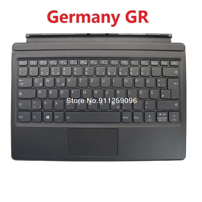 Miix 520 Miix 510 Keyboard For Lenovo Miix 520-12IKB Tablet Folio France FR Germany GR Japanese JP JA 5N20N88559 Backlit New