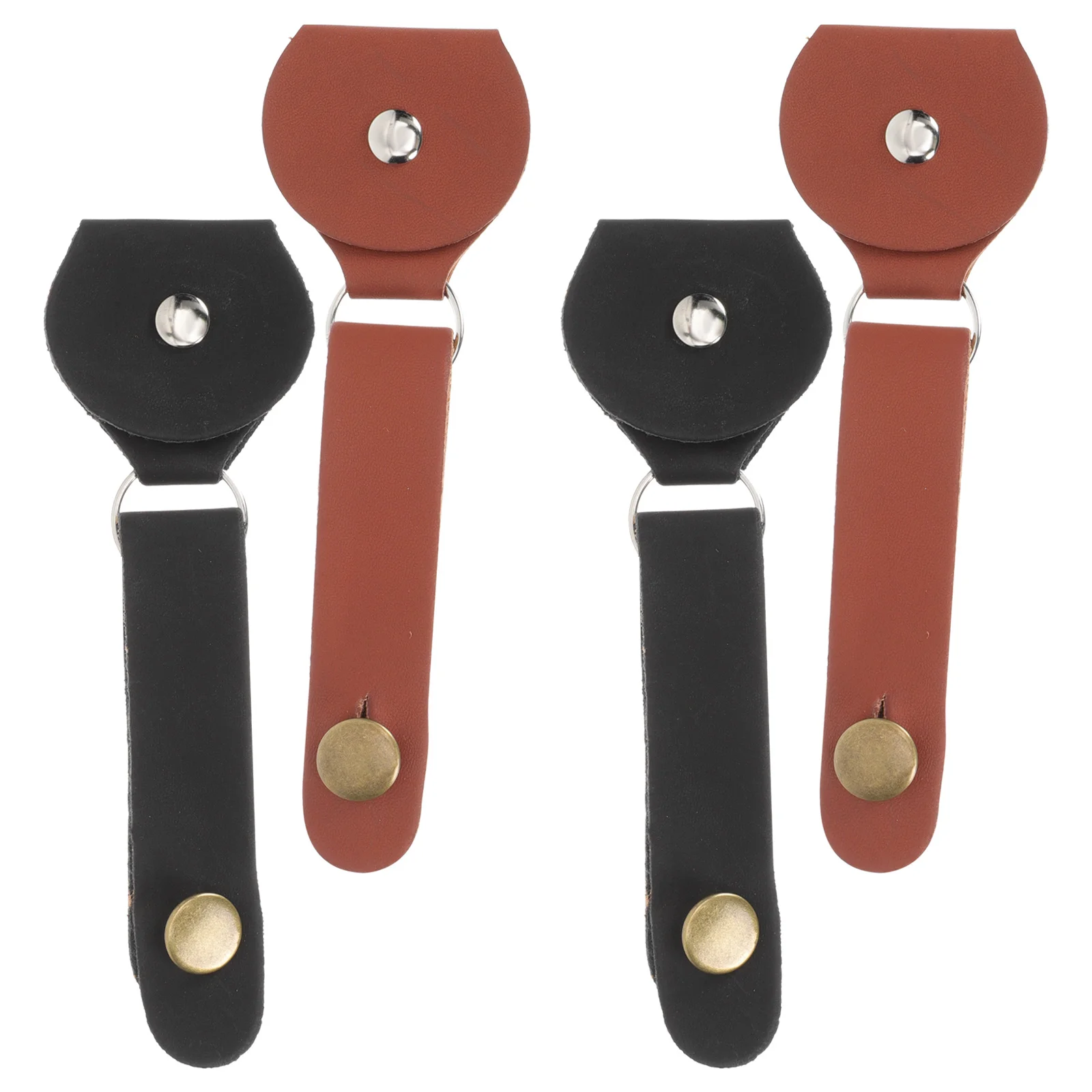 

4 Pcs Pick Bag Electronic Guitar Headstock Strap Bands Neck Straps Ukulele Red Headband