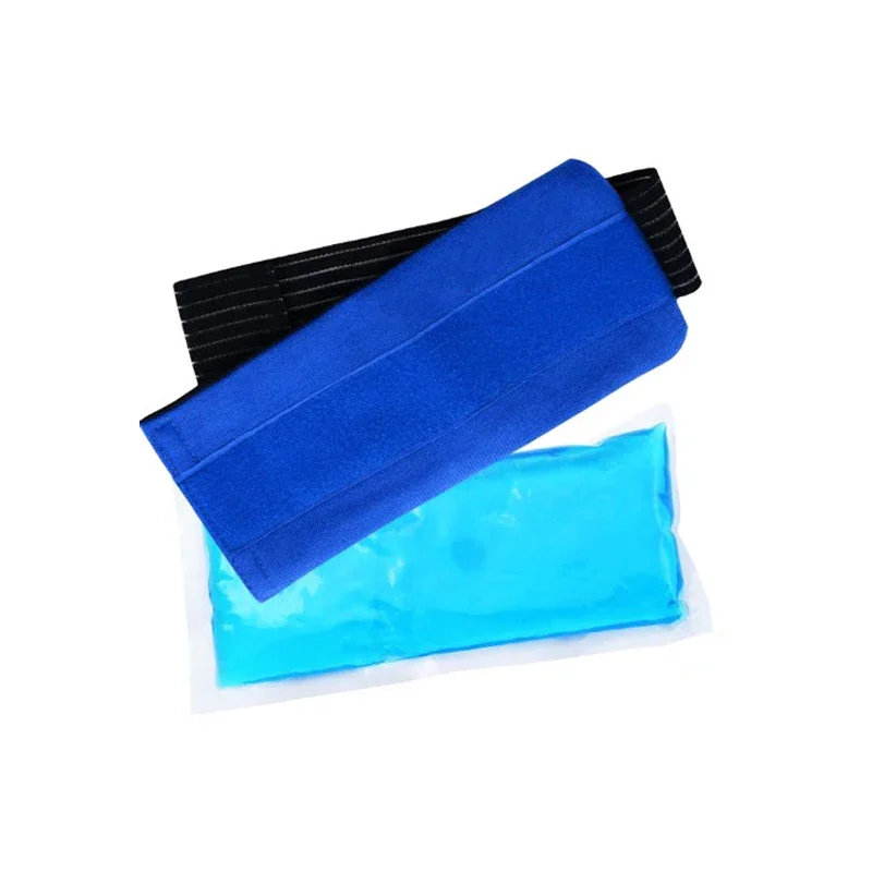 Reusable Ice Pack With Elasticated Wrap Hot Cold Compress Gel Packs for Sports Injuries Pain Relief Knee Wrist Ankle Shoulder