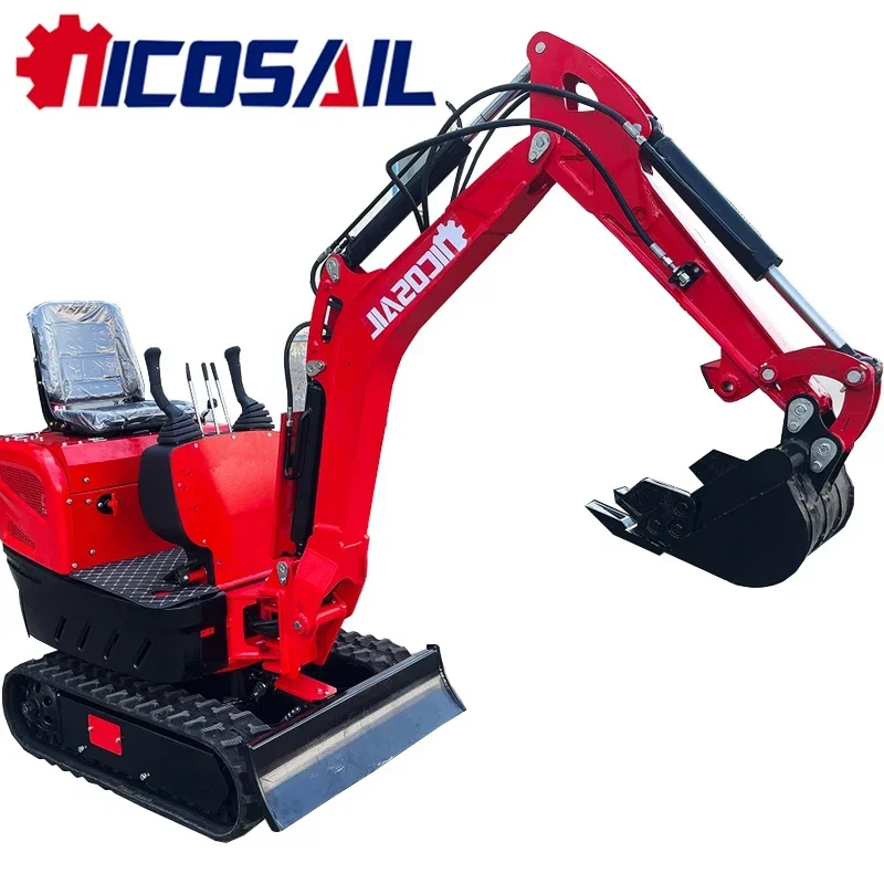 

Best selling 1200kg Excavator CE/EPA Small Garden Crawler 1.2Ton Mini Flexible Small Digger Customizable Hydraulic Excavators