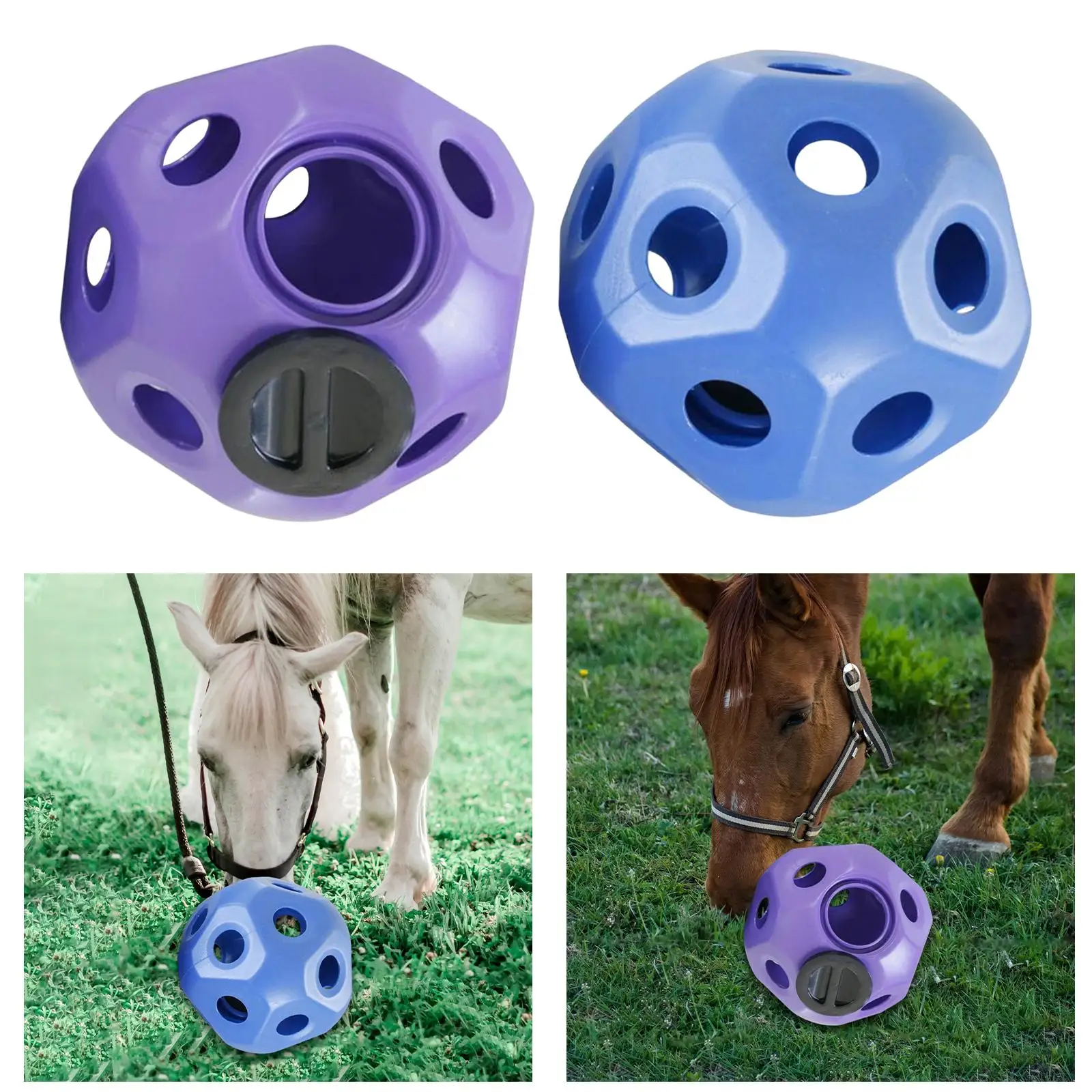 Balle d'alimentation amusante pour cheval, jouet creux pour rajeunissement lent, 15.7 pouces