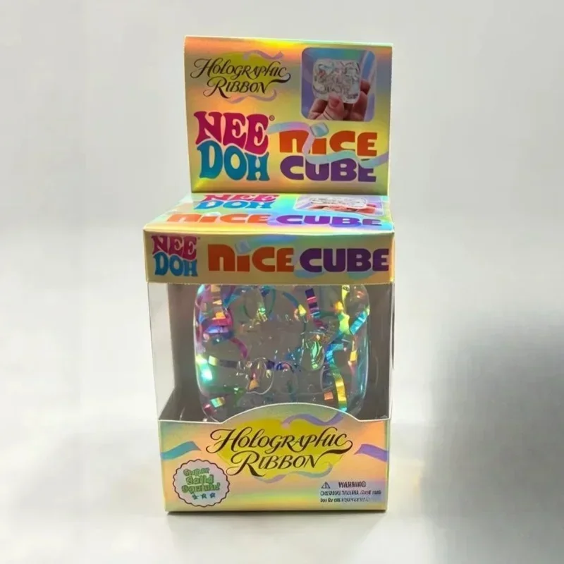 2026 Needoh Nice Cube Sensory Fidget Cube Stress Relief Anxiety Sensory Tool for Focus ADHD Office Desk Calming Gadget