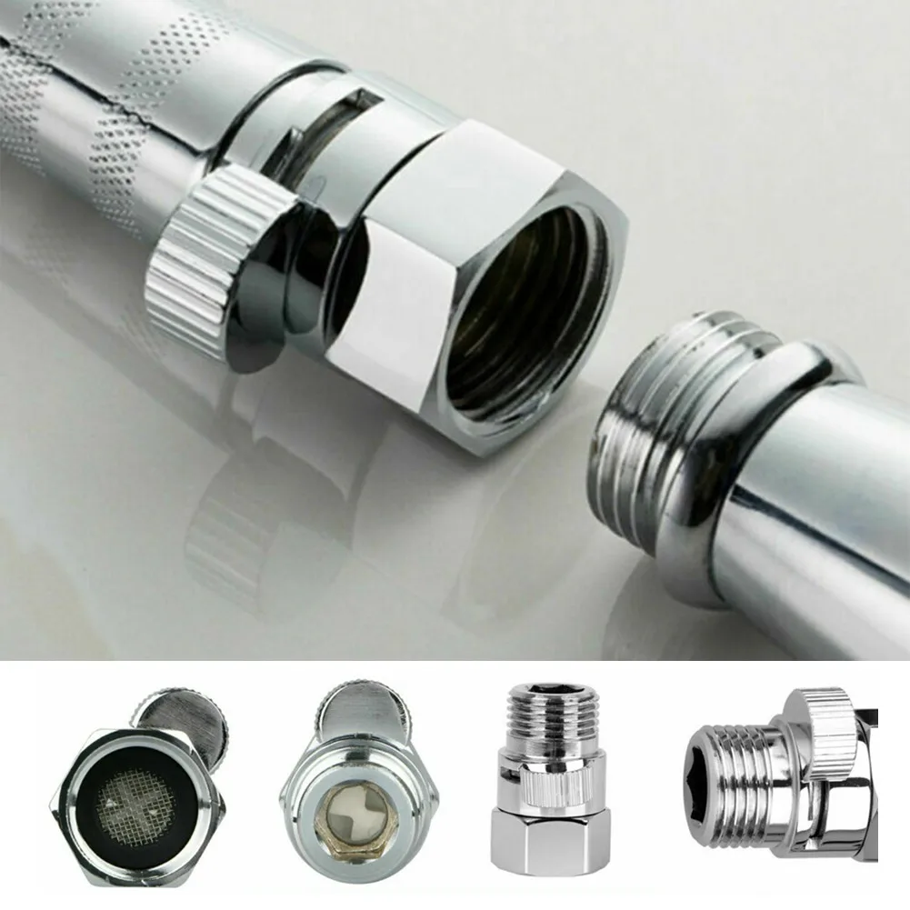 

Запорный клапан G1/2 из цельной латуни, экономитель воды, для ванной комнаты, биде, распылитель, регулятор потока, ручной душ, полированный хром