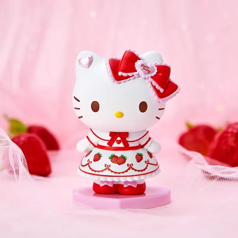 

Аниме Фигурка персонажа Melody Cinnamoroll Kuromi Kt Kitty, настольная декоративная фигурка, модель, набор для гаража, кукла для детей, милый подарок на день рождения