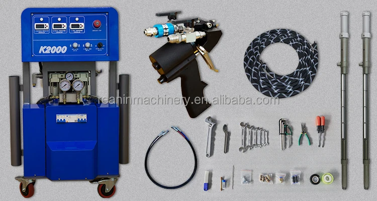 

Customized K2000 Polyurethane Foam House Insulation Spraying Equipment