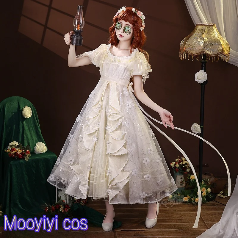 Identity V Emily Dyer Cosplay Costume for Halloween,Christmas Role Playing Party, Lydia Jones in stock Game,Doctor S-L
