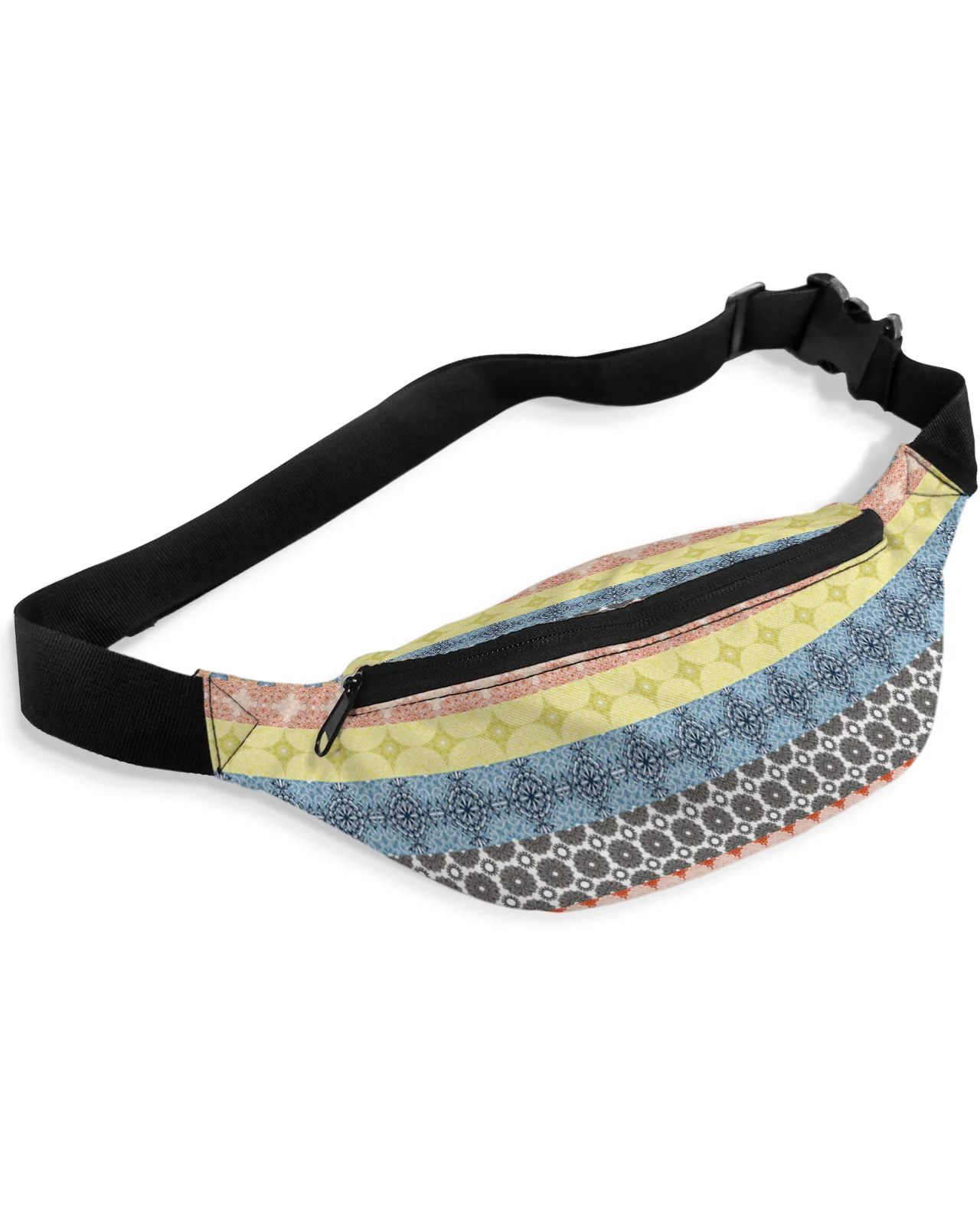 

Bohemian Ethnic Style Waist Bags for Women Man Travel Shoulder Crossbody Chest Bags Waterproof Fanny Pack