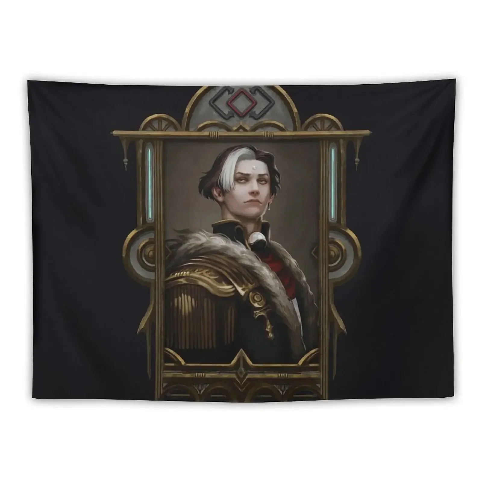 

Solus zos Galvus framed portrait Tapestry Room Decorating Aesthetic Bedroom Deco Tapestry