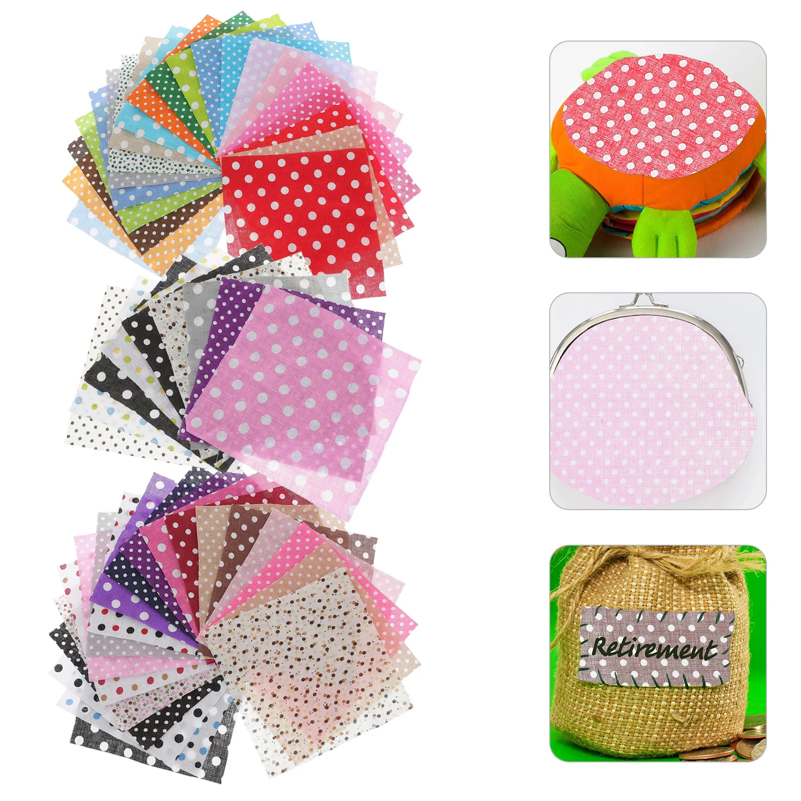 50개 10x10cm 꽃무늬 천 패션 DIY 천 장식용 면직물 의상 장식 게시판 배경