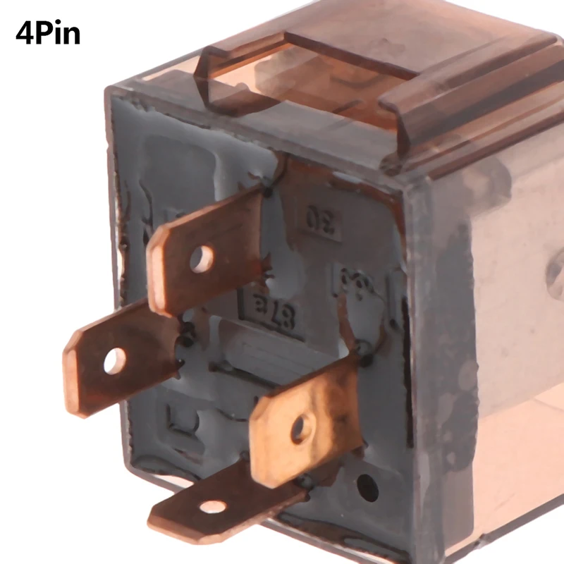 กันน้ํารีเลย์ยานยนต์ 12/24V 80A 4/5Pin SPDT รถอุปกรณ์ควบคุมรีเลย์รถใหม่