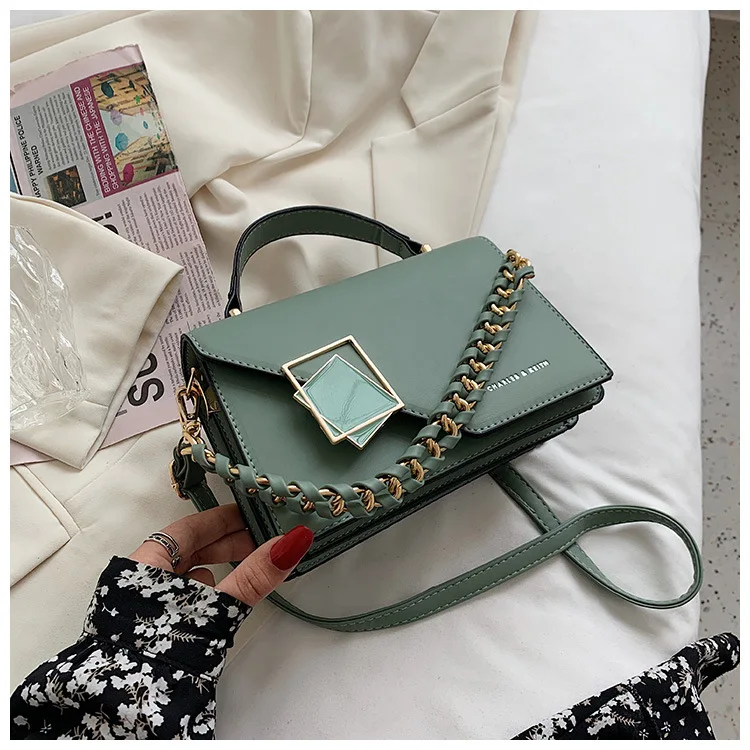 2024 NEW YCH Fashion Square Bags Women Handbags PU Leather Large Capacity Ladies Shoulder Bag High Quality Ladies Messenger Bags