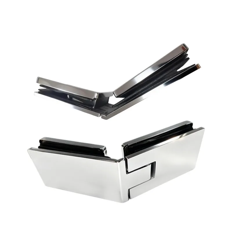 For Hinge Hinged Shower Glass Door Clamp 135 Degree Glass Clamp Stainless Steel 304 Thickened