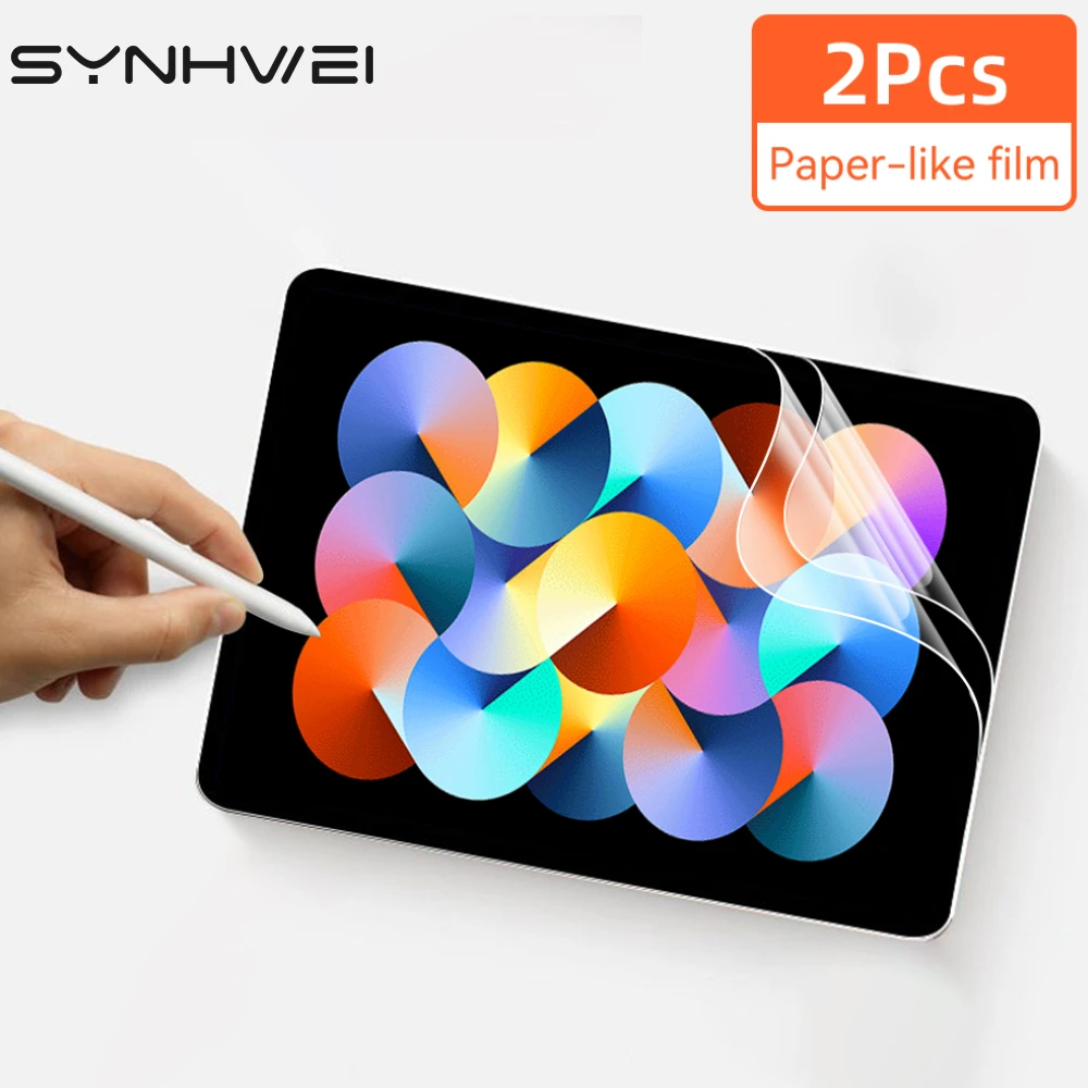 

2 шт. для Redmi Pad 2 Pro/Redmi Pad 10,61 для Mi Pad 6/5/7/6S Pro защитные пленки для экрана бумажная пленка матовая ПЭТ-краска запись