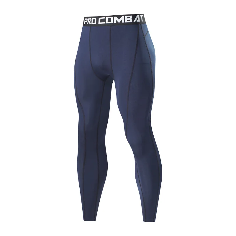 Men's Basketball Sports Tight Pants Five-Seven Parts High Elastic Quick Dry Fitness Football Training Compression Bottoms