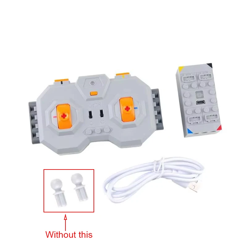 MOC パワーファンクションテクニカルモーター部品 CaDA Legoeds ビルディングブロックと互換性リモコン 2.4 グラムリチウム電池ボックス