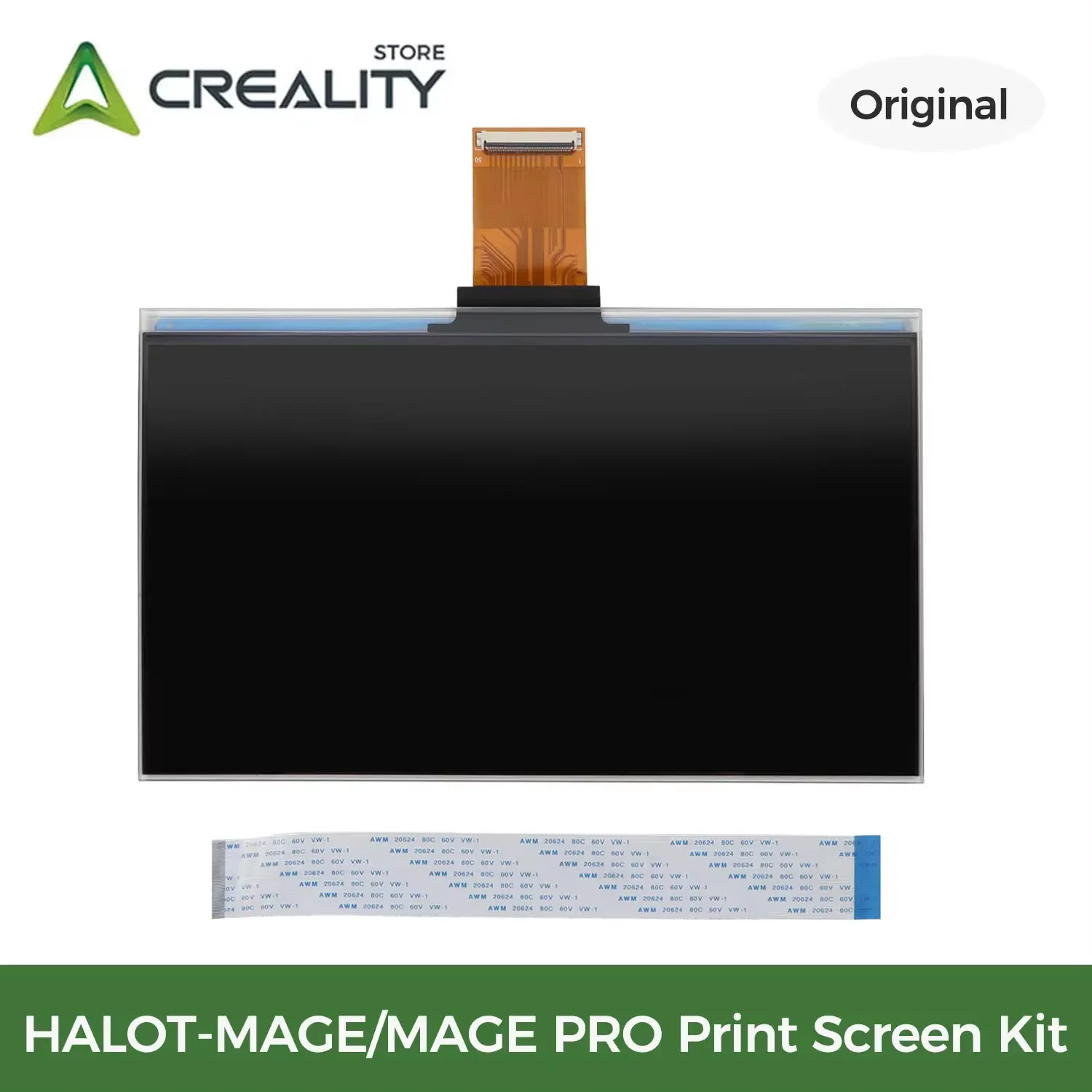 Creality Original HALOT-MAGE/MAGE PRO Print Screen Kit Black and White Screen_10.3 Inches_7680×4320 3D Printer Accessories