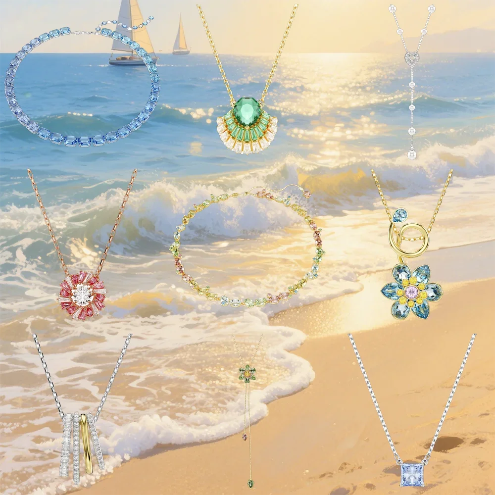 

Women's Fashion Gemstone Necklace, Light Luxury and Versatile, Suitable for Girlfriends As Gifts