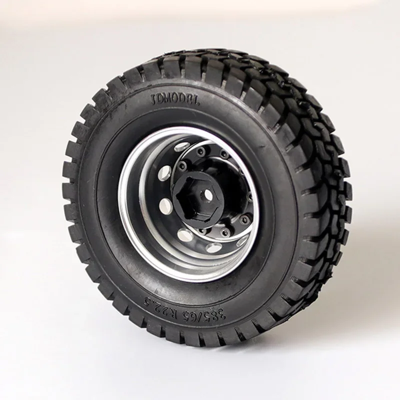 Simulation Metal Front Wide Wheel Hub for 1/14 Tamiya RC Truck Trailer Tipper Electric Car Scania MAN Benz Volvo LUSE Diy Parts