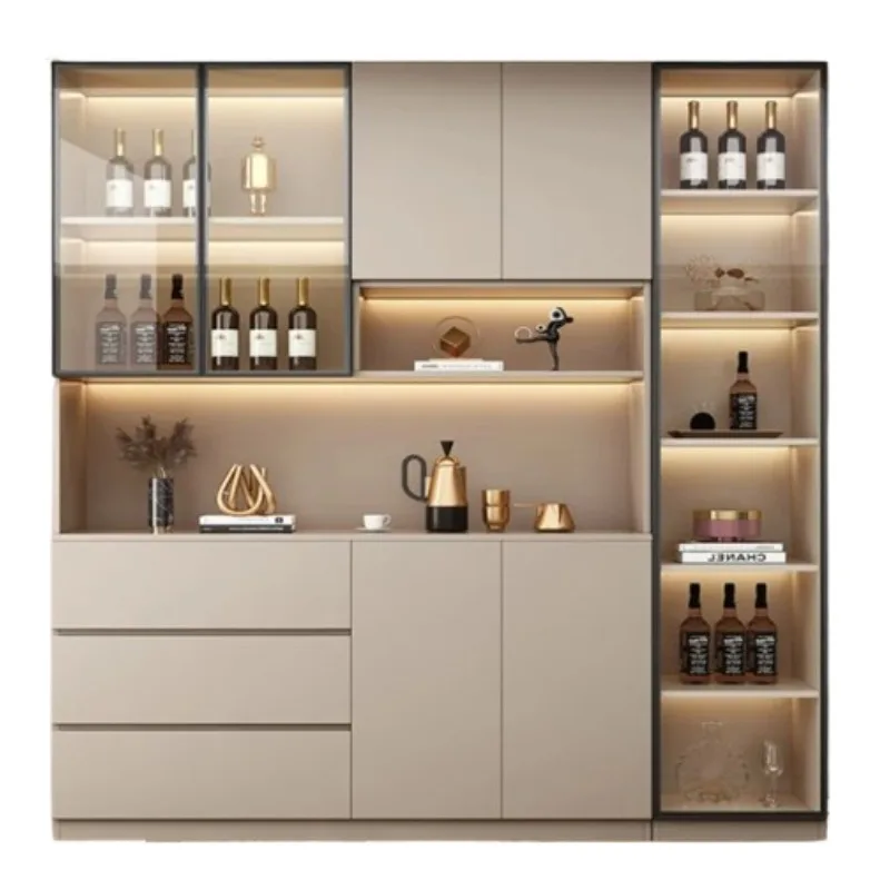 

Роскошная стойка, винный шкаф, холодильник, деревянное стекло, подвесной бар, держатель для винного шкафа, витрина, мебель для супермаркета