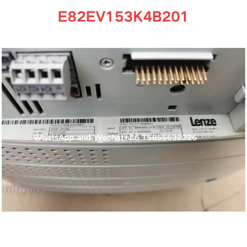 Used OEM disassembled parts E82EV153K4B201 Lenz frequency converter Functional test OK