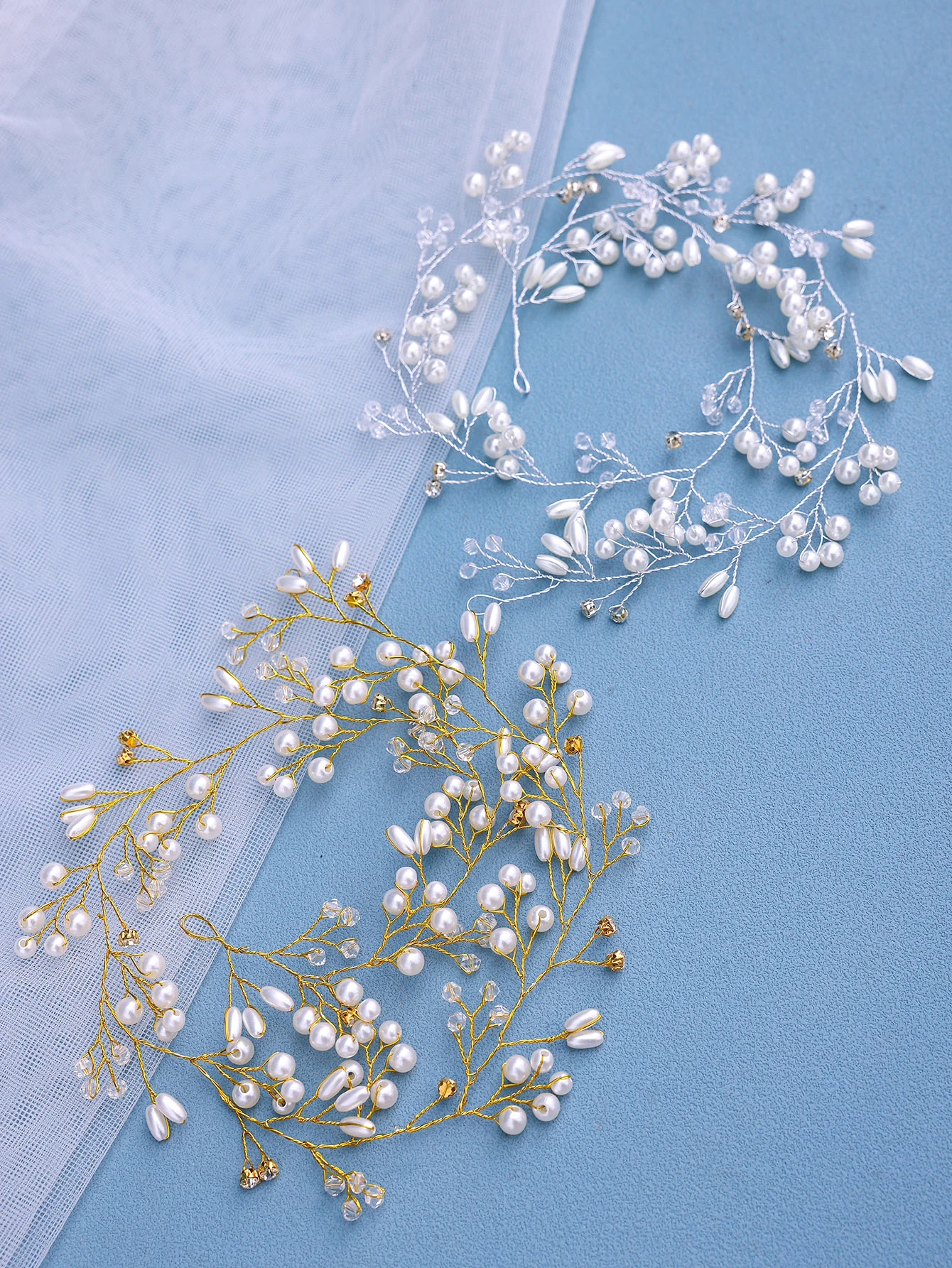 Accessoires pour cheveux pour femmes, 1 pièce, argent élégant, diamant d'eau, sangle pour cheveux, couvre-chef de mariée