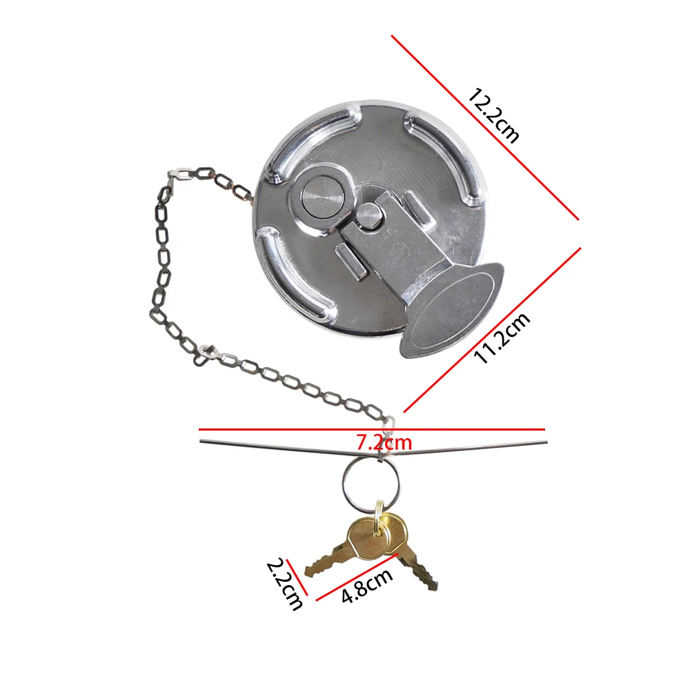 جديد قفل غطاء الوقود خزان يغطي 11-04859-100 غطاء خزان شاحنة مع أقفال ل Peterbilt 587 2011-2016 11-04859-200 5721015 OC-1105