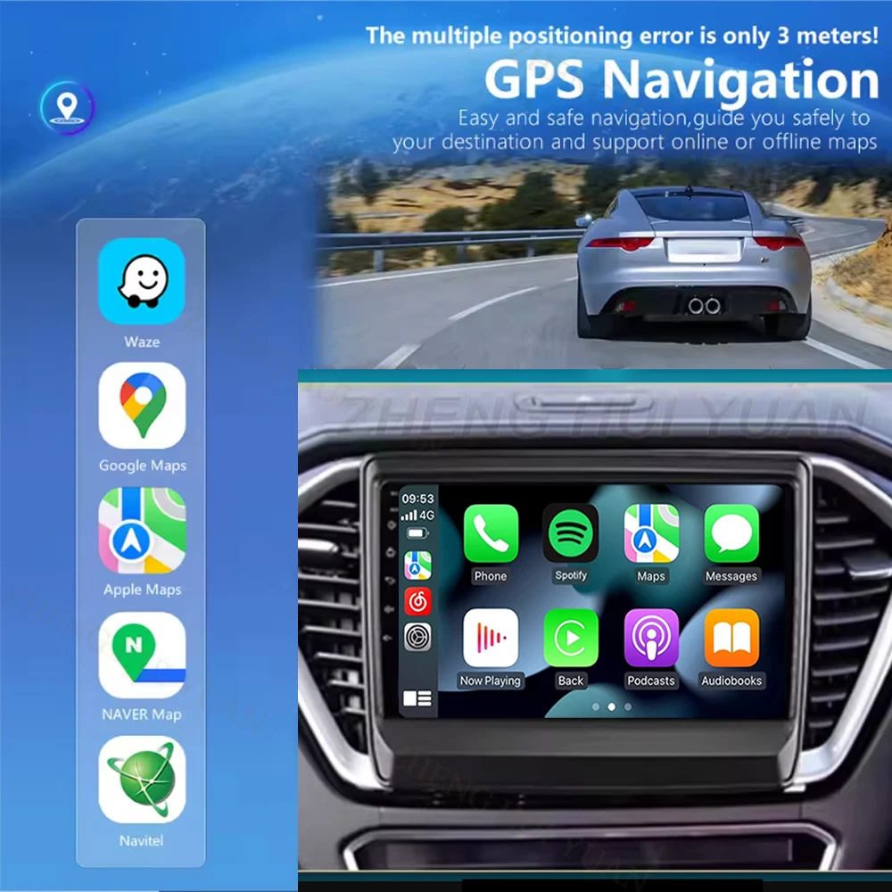 Для Isuzu D-Max Dmax 2020 2021 2022 2023: Автомагнитола Android 16 с мультимедиа Auto Carplay навигацией GPS