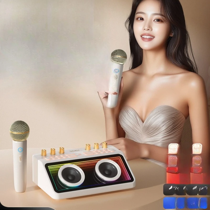 

SG12 singing microphone audio integrated microphone children's home k song wireless bluetooth speaker family ktv