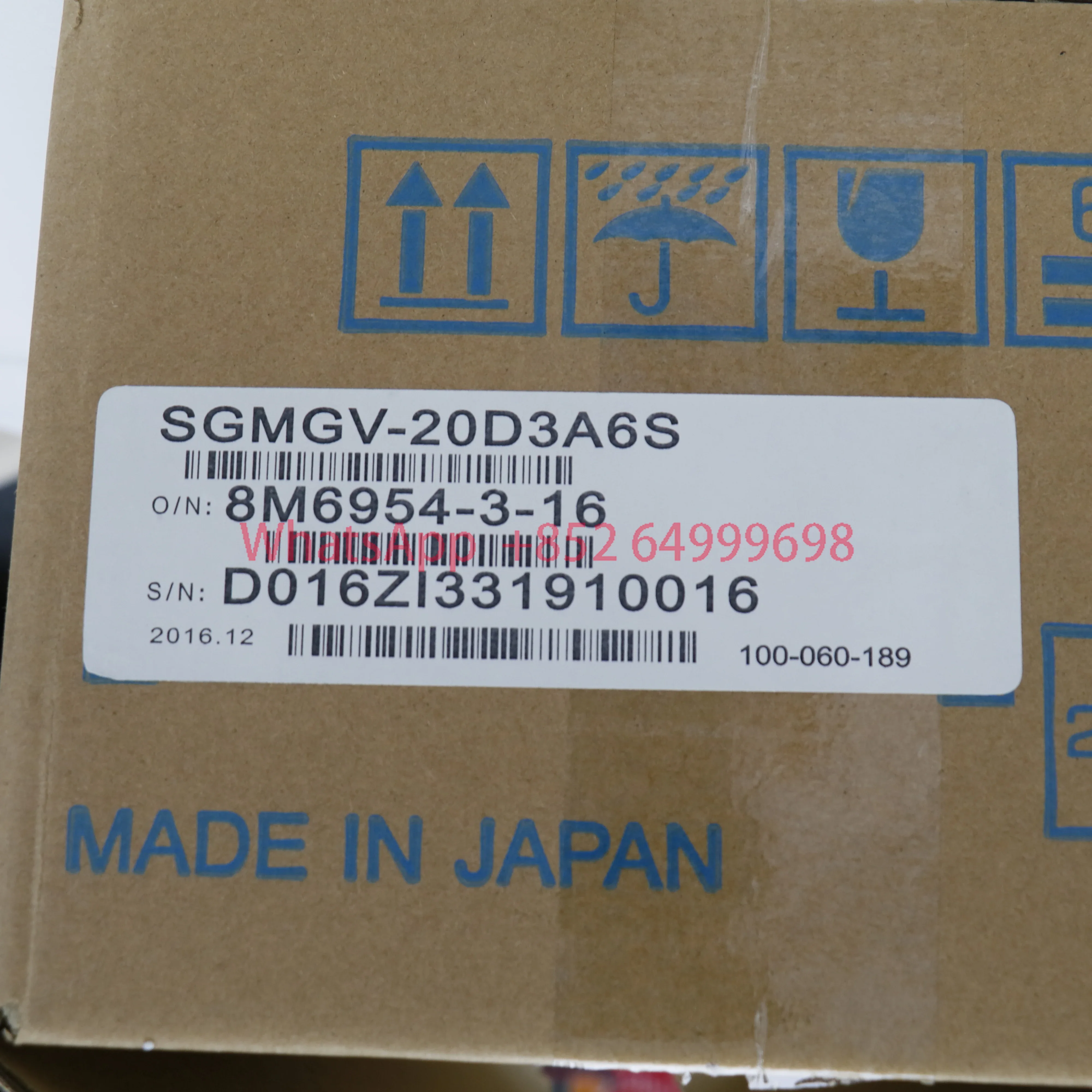 SGMGV-20D3A6S Brand New  YASKAWA  Servo motor