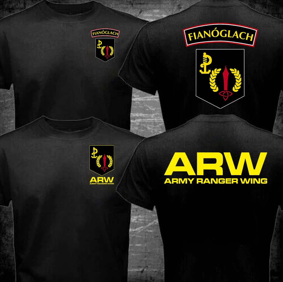 

Ireland Irish ARW Army Ranger Wing Special Force Ops Army Military T-shirt Casual Cotton Tshirt Oversize Streetwear Tee Shirt