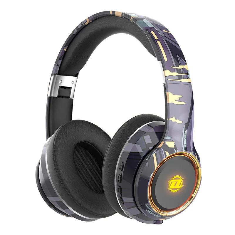 E-Sports Bluetooth Headphone Head-Mounted Good-looking Subwoofer Noise Reduction Wireless Gaming Headset