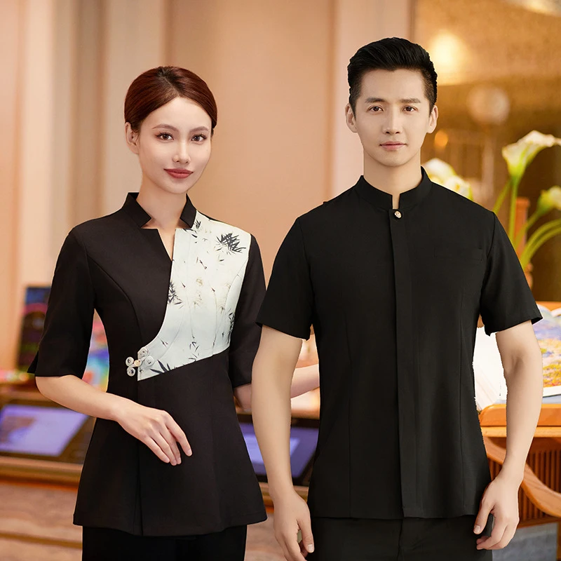 waiter-work-uniform-for-chinese-restaurants-hotels-clubs-tea-restaurants-and-eateries-manager's-ceremonial-welcome-attire-f