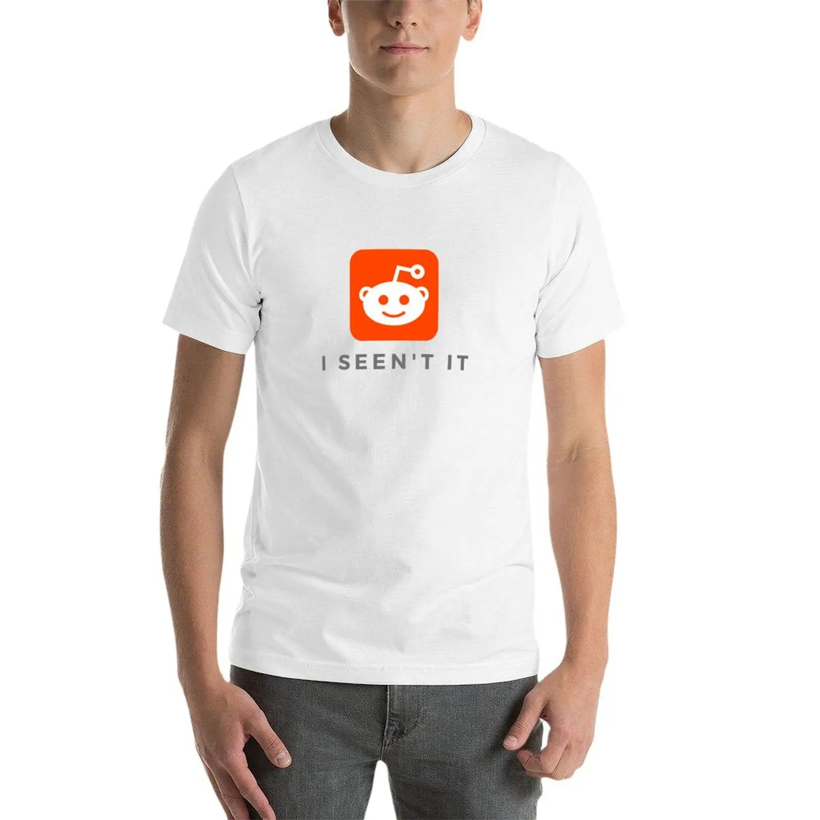 تي شيرت رجالي من it man تي شيرت Reddit See't قميص قطني تي شيرت فاخر I #4