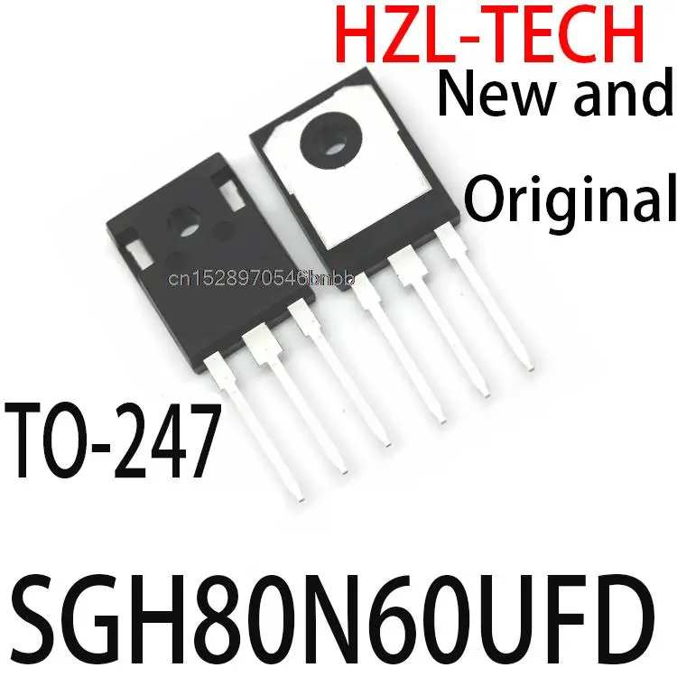 Sgh80n60 g80n60 80n60 g80n60uf to-247 sgh80n60ufd 10個新品およびオリジナル