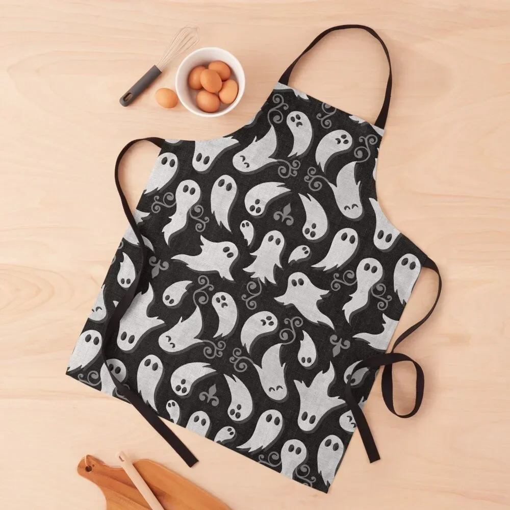 

Cute Gothic ghosts Apron men Hairdresser For Cooking Cute Kitchen Accessories Apron