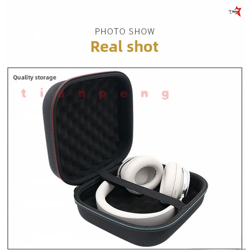 WYORESY for Bose QC Ultra2 Over‑Ear Headphone Hard EVA Case Shock‑Proof Anti‑Scratch Portable Travel Protective Storage Box view 4