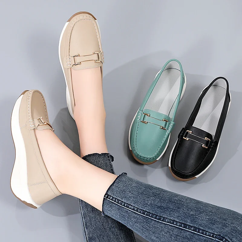 Women Casual Shoes luxury Brand Female Slip-on Loafers Ladies Flat Shoes Designer Shoes Women Sneakers Chaussure Femme